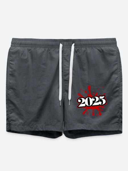 2025 blobs - Swim Trunks - anthracite