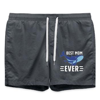Meilleure maman de tous les temps - Short de bain - charbon - Devant - AI Model Male 185 light (185cm)