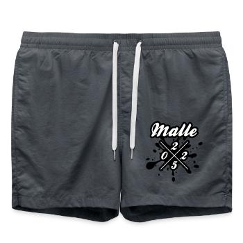 Malle 2025 Mallorca - Badeshorts - Anthrazit - Vorne - AI Model Male 185 light (185cm)