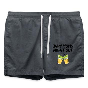 Soirée Bad Moms - Short de bain - charbon - Devant - AI Model Male 185 light (185cm)