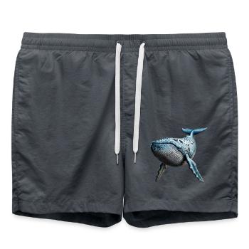 Wal - Badeshorts - Anthrazit - Vorne - AI Model Male 185 light (185cm)