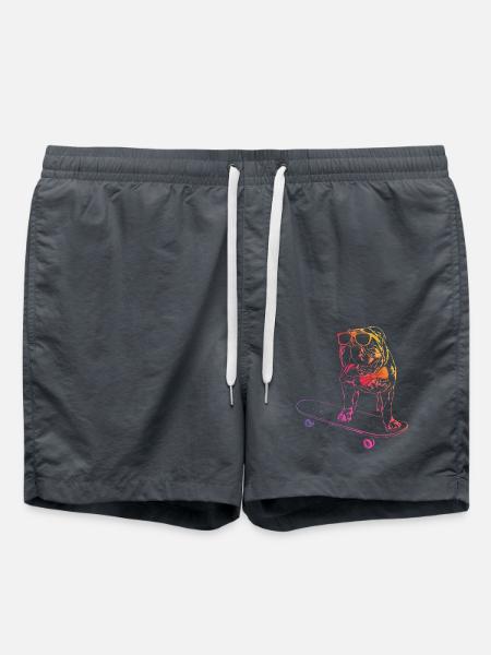 BULLDOG ANGLAIS - SKATEBOARD BULLDOG ANGLAIS - Short de bain - charbon