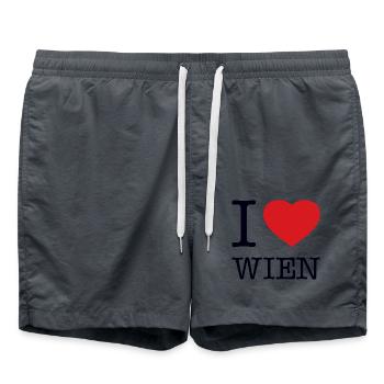 J’ADORE VIENNE - Short de bain - charbon - Devant - AI Model Male 185 light (185cm)