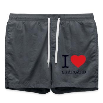 J’ADORE SKARGARD - Short de bain - charbon - Devant - AI Model Male 185 light (185cm)