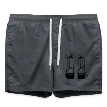 Dance Shoes Festival - Badeshorts - Anthrazit - Vorne - AI Model Male 185 light (185cm)