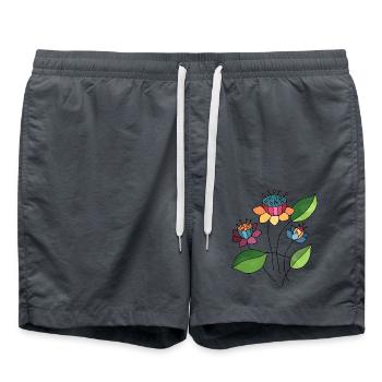 Fleur - Short de bain - charbon - Devant - AI Model Male 185 light (185cm)