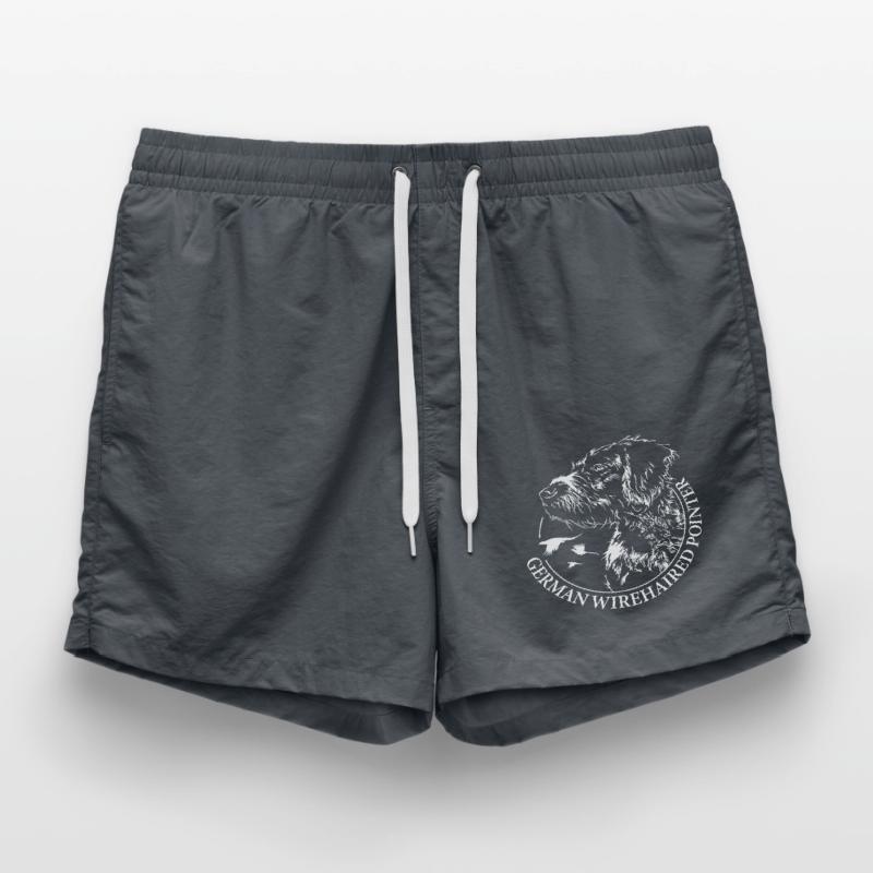 German Wirehaired Pointer Jagdhunde Wilsigns Badeshorts