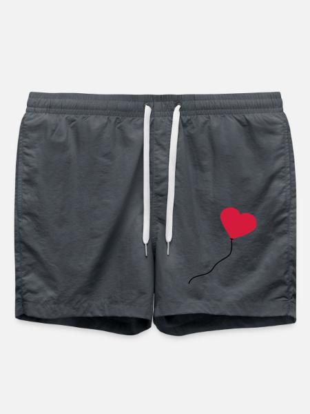 herzluftballon_2c - Swim Trunks - anthracite