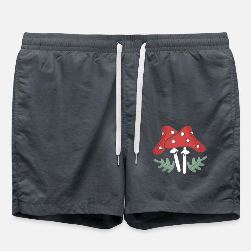 fungi - Swim Trunks - anthracite