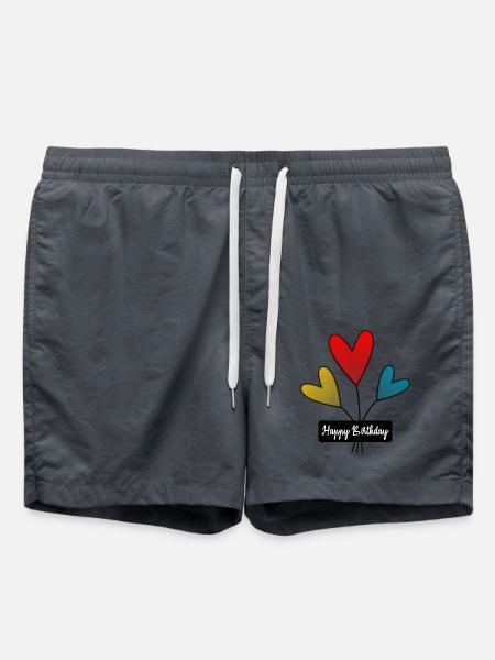 HAPPY BIRTHDAY. ANNIVERSARY - Swim Trunks - anthracite