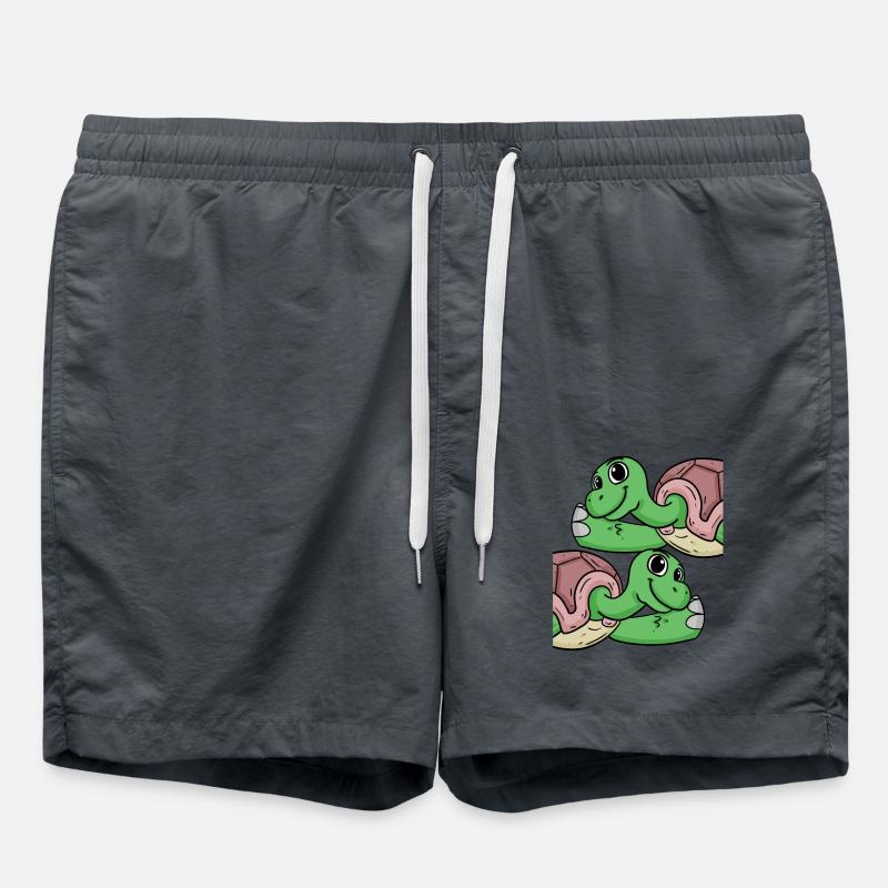 Turtle Turtles - Swim Trunks - anthracite