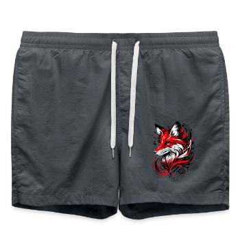 Fuchs - Badeshorts - Anthrazit - Vorne - AI Model Male 185 light (185cm)