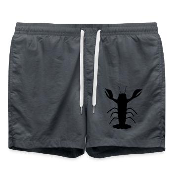 Homard noir - Short de bain - charbon - Devant - AI Model Male 185 light (185cm)