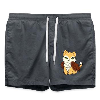 Prayvy - Badeshorts - Anthrazit - Vorne - AI Model Male 185 light (185cm)