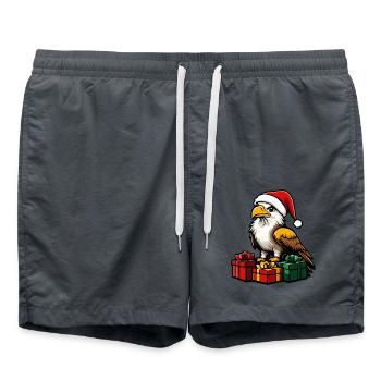Cadeaux de Noël Eagle - Short de bain - charbon - Devant - AI Model Male 185 light (185cm)