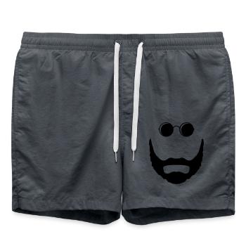 bart sonnenbrille - Badeshorts - Anthrazit - Vorne - AI Model Male 185 light (185cm)