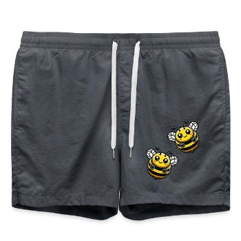 Bourdon Abeille 2 - Short de bain - charbon - Devant - AI Model Male 185 light (185cm)