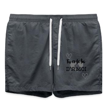 TU ES LE TOI D'A MOI - Short de bain - charbon - Devant - AI Model Male 185 light (185cm)