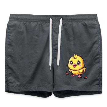 Easter Chick Kids Child Baby Chicken Ladybug - Swim Trunks - anthracite - Front - AI Model Male 185 light (185cm)
