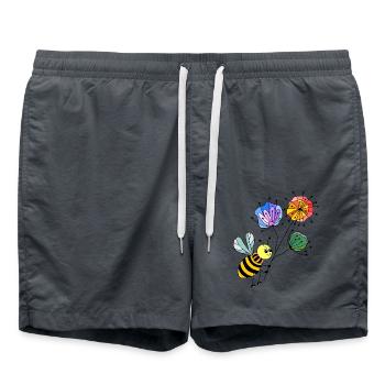 insecte - Short de bain - charbon - Devant - AI Model Male 185 light (185cm)