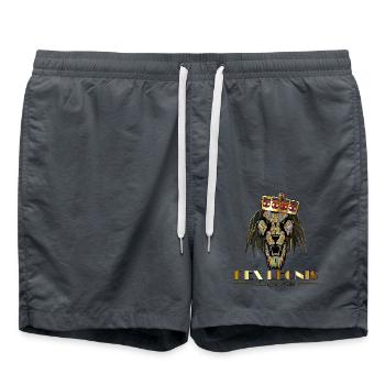 Rex leonis - Badeshorts - Anthrazit - Vorne - AI Model Male 185 light (185cm)