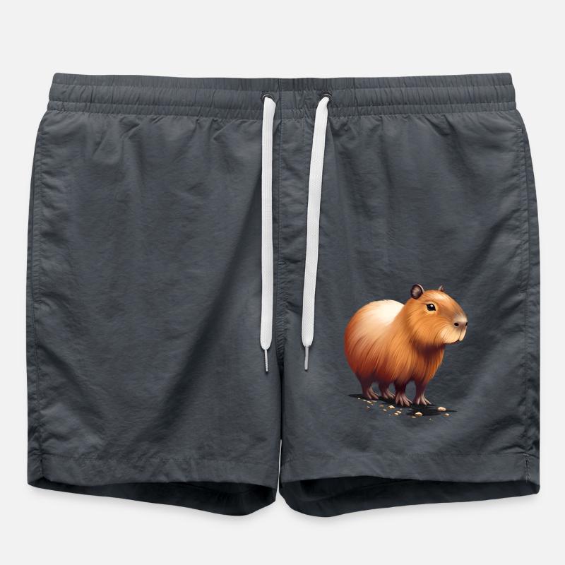 Capybara - Short de bain - charbon