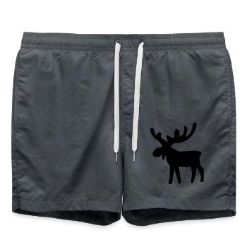 Moose - Swim Trunks - anthracite - Front - AI Model Male 185 light (185cm)