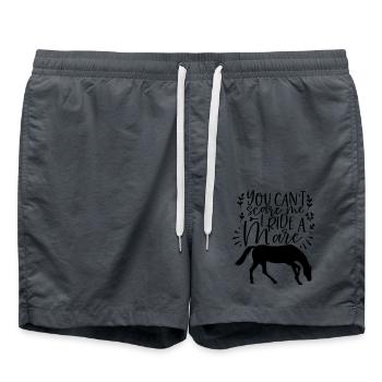 Je ne peux pas me faire peur, je roule - Short de bain - charbon - Devant - AI Model Male 185 light (185cm)