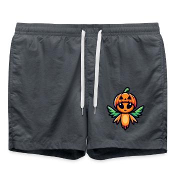 Halloween Außerirdischer Engel Alien Lustig - Badeshorts - Anthrazit - Vorne - AI Model Male 185 light (185cm)