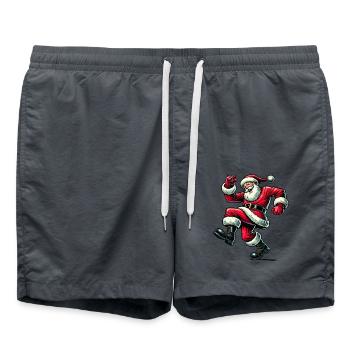 Père Noël - Short de bain - charbon - Devant - AI Model Male 185 light (185cm)