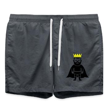 Roi - Short de bain - charbon - Devant - AI Model Male 185 light (185cm)