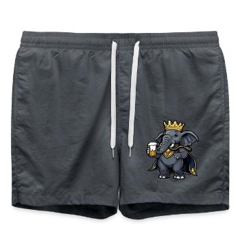 Mammut Bière Funny - Short de bain - charbon - Devant - AI Model Male 185 light (185cm)