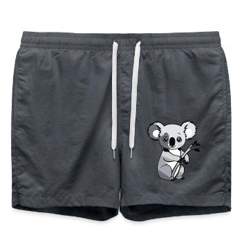 J’adore Koala - Pet Design - Short de bain - charbon - Devant - AI Model Male 185 light (185cm)