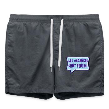 RENTREE. ALPHABET. VIVE LA RENTRÉE - Short de bain - charbon - Devant - AI Model Male 185 light (185cm)