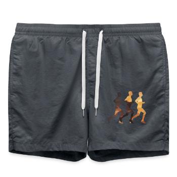 Cadeau parfait pour les athlètes d’endurance - Short de bain - charbon - Devant - AI Model Male 185 light (185cm)