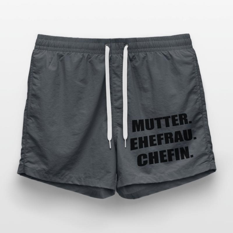 Mutter Ehefrau Chefin Badeshorts