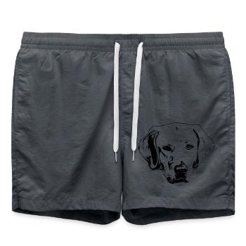 Labrador - Short de bain - charbon - Devant - AI Model Male 185 light (185cm)