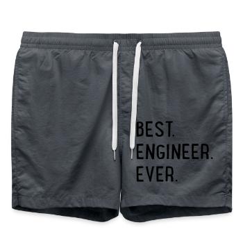 Bester Ingenieur - Badeshorts - Anthrazit - Vorne - AI Model Male 185 light (185cm)
