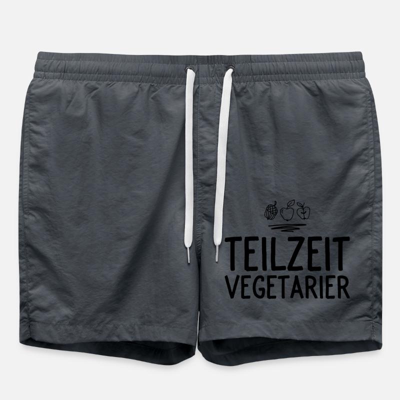 Vegetarier - Badeshorts - Anthrazit