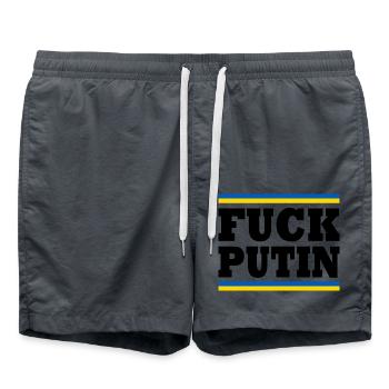 Puck futin - Short de bain - charbon - Devant - AI Model Male 185 light (185cm)
