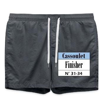 Cassoulet Finisher Languedoc - Swim Trunks - anthracite - Front - AI Model Male 185 light (185cm)