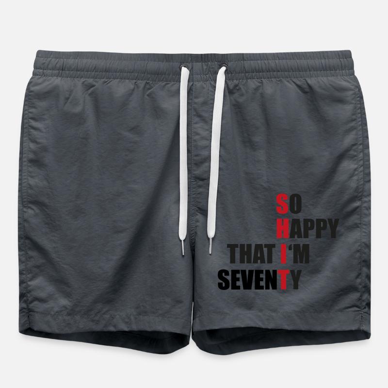 70th birthday - Swim Trunks - anthracite