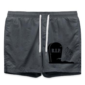 Monster Zombie Hand - Badeshorts - Anthrazit - Vorne - AI Model Male 185 light (185cm)