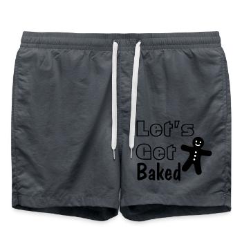 Soyons cuits - Short de bain - charbon - Devant - AI Model Male 185 light (185cm)