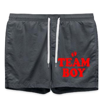 Team boy - Swim Trunks - anthracite - Front - AI Model Male 185 light (185cm)