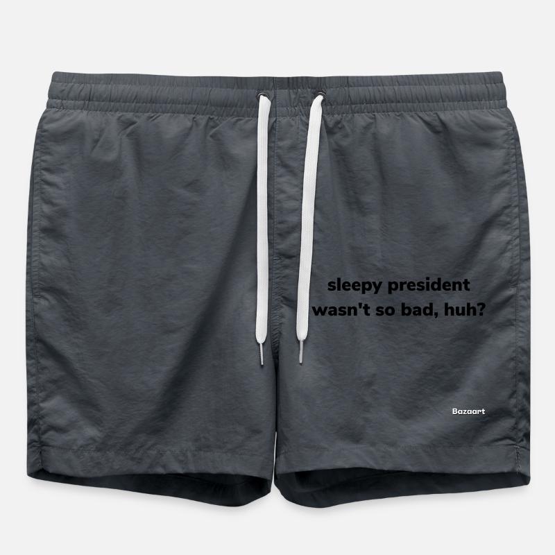 Sleepy black 843 - Swim Trunks - anthracite