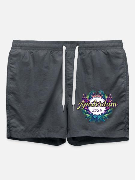 Amsterdam 2025 Team - Swim Trunks - anthracite