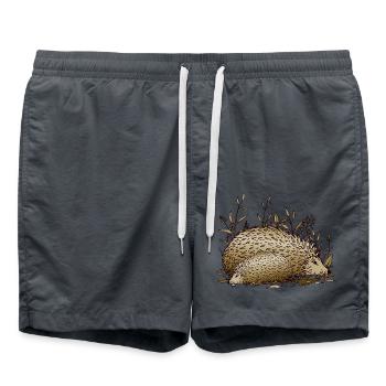 Hedgehogs - Swim Trunks - anthracite - Front - AI Model Male 185 light (185cm)