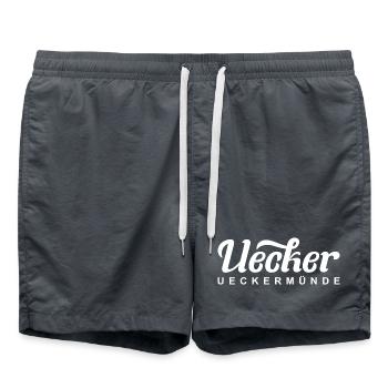 Uecker – UECKERMÜNDE - Short de bain - charbon - Devant - AI Model Male 185 light (185cm)