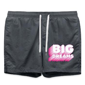 BIG DREAMS - Badeshorts - Anthrazit - Vorne - AI Model Male 185 light (185cm)